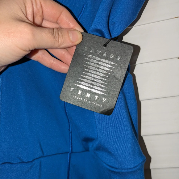 NWT Savage x Fenty by Rihanna Blue Hotline Jumpsuit Plus Size 18-20 - Picture 11 of 11